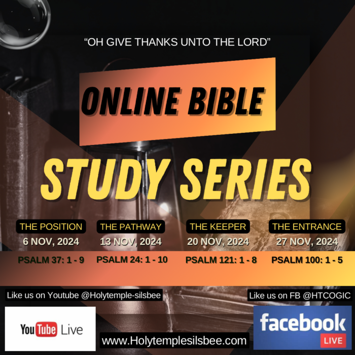 Black and Yellow Bold Bible Study Instagram Post